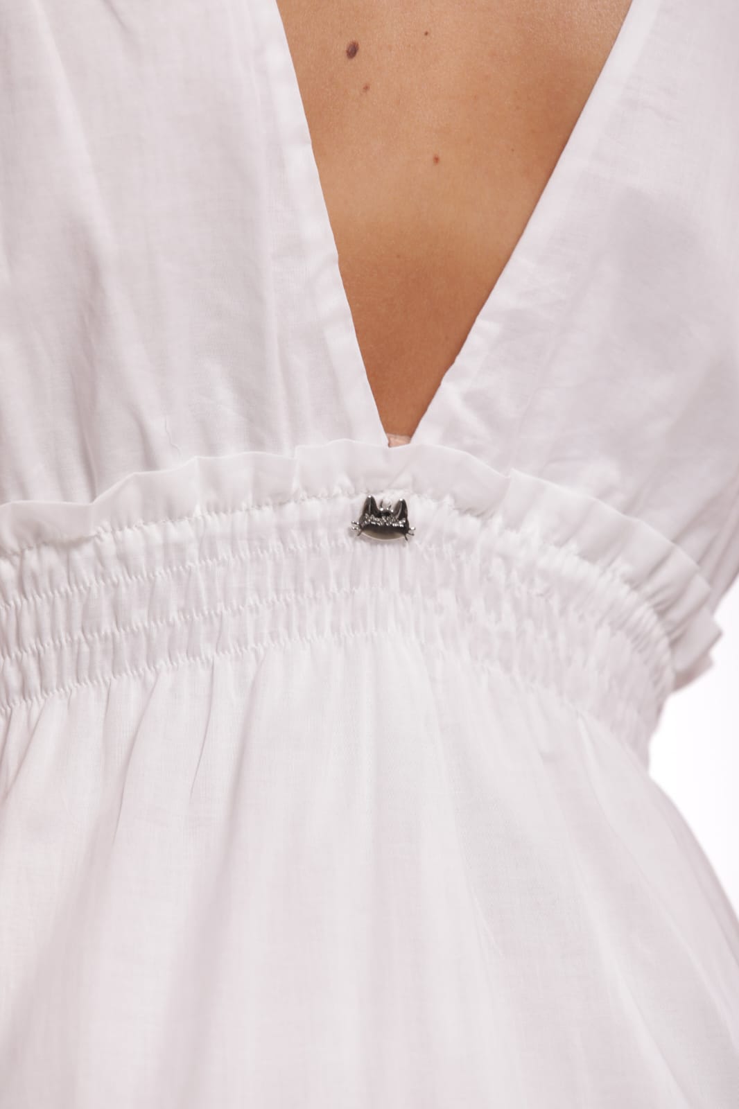 ABITO LUNGO A BALZE FANTASIA RICAMATA