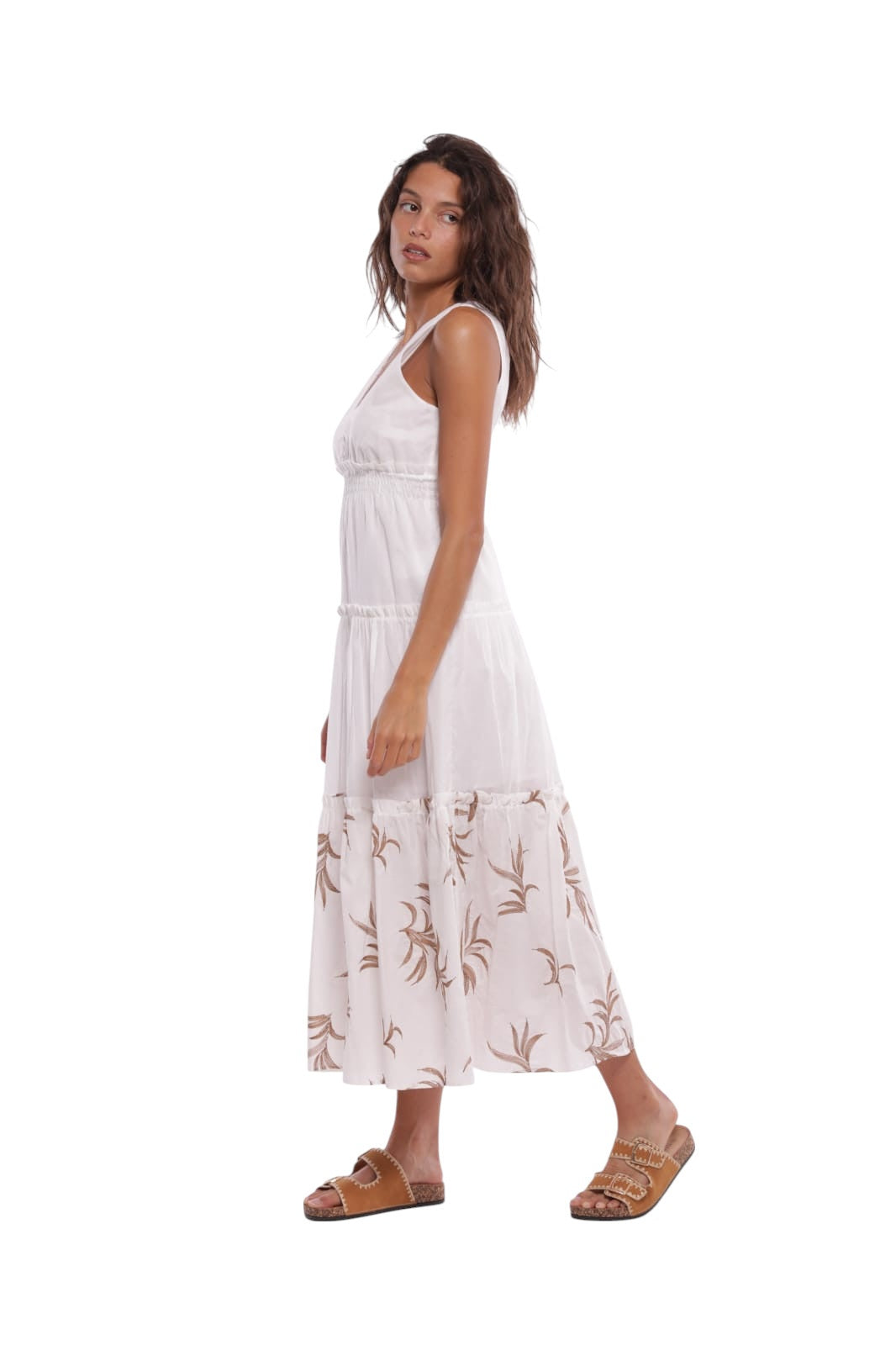 ABITO LUNGO A BALZE FANTASIA RICAMATA