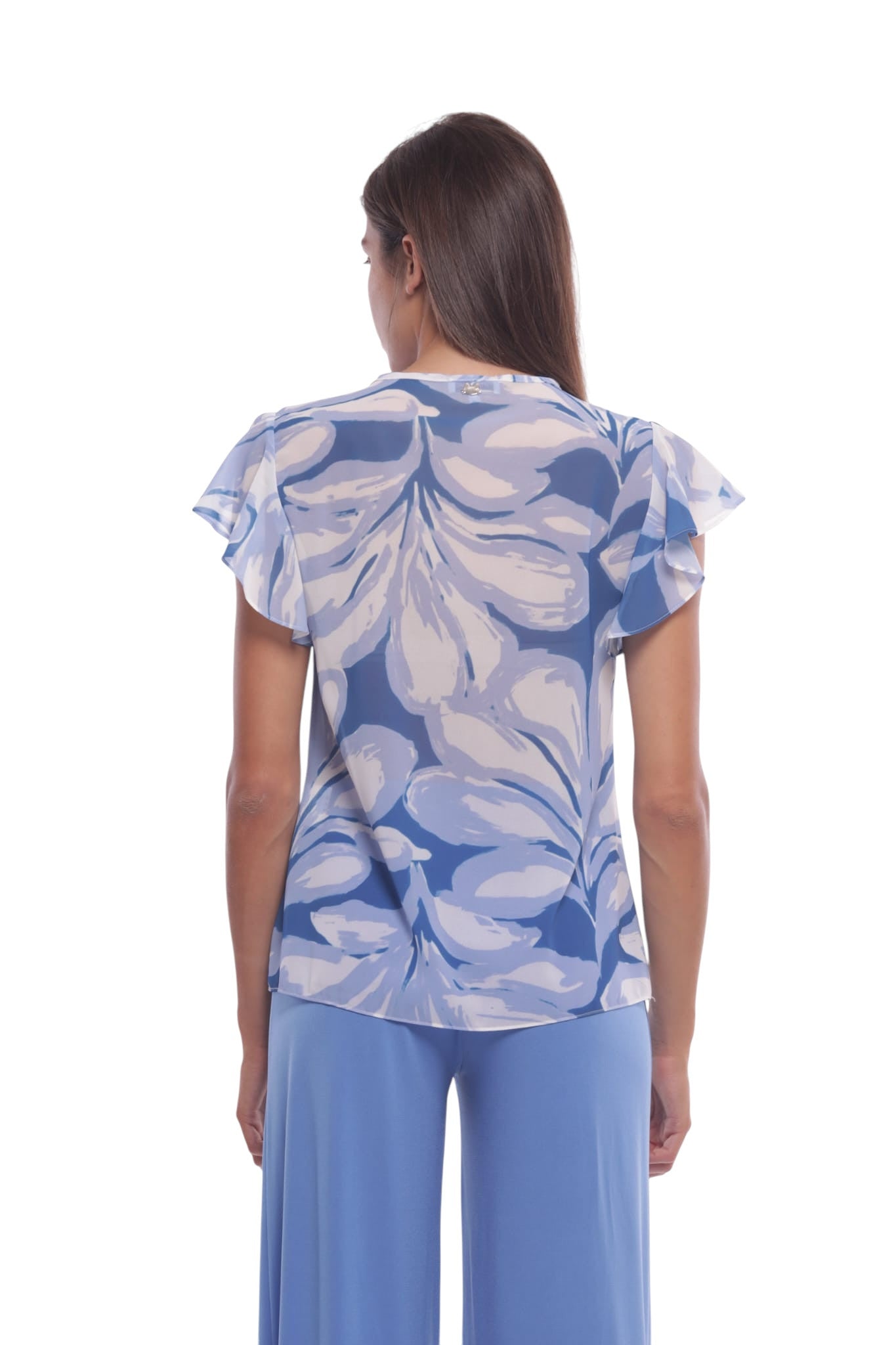 BLUSA FANTASIA ABSTRACT FLOWER