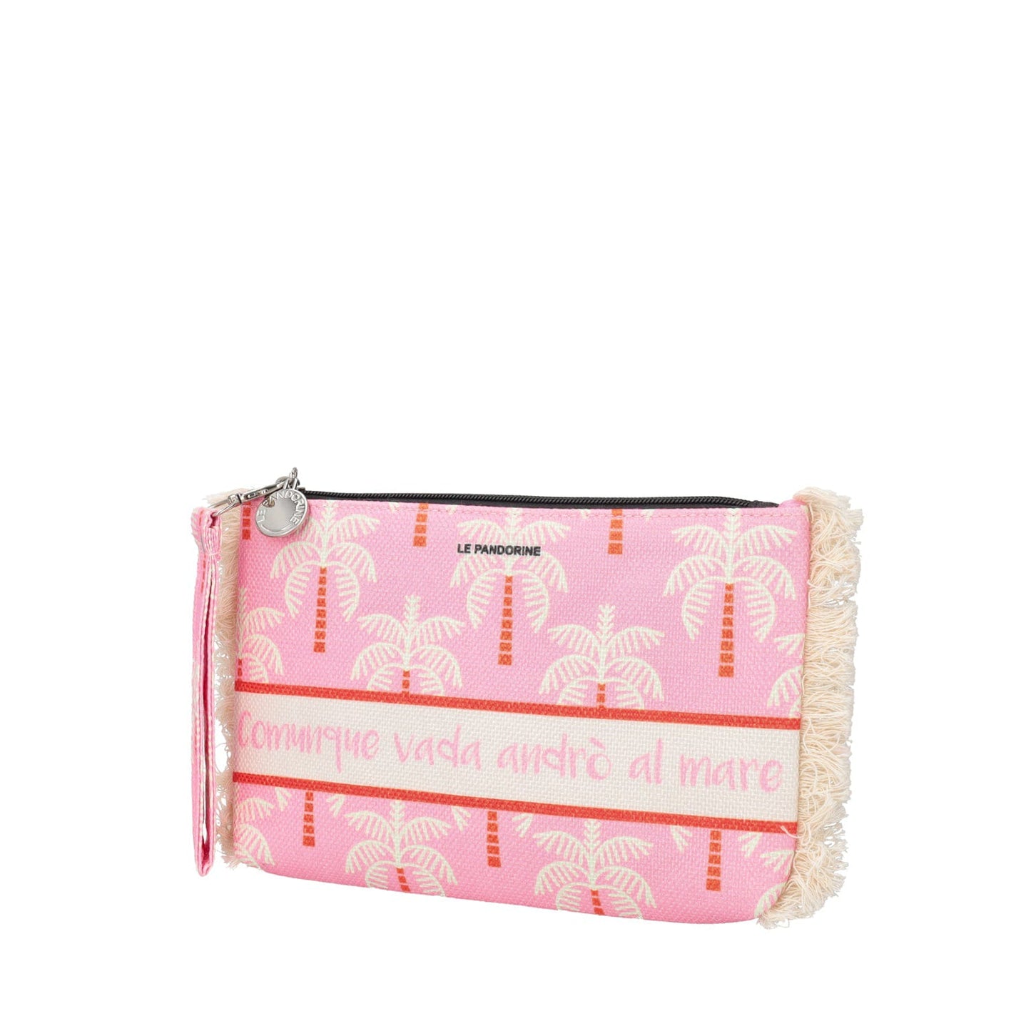 POCHETTE MARE MARINA SFRANGIATA FUCSIA