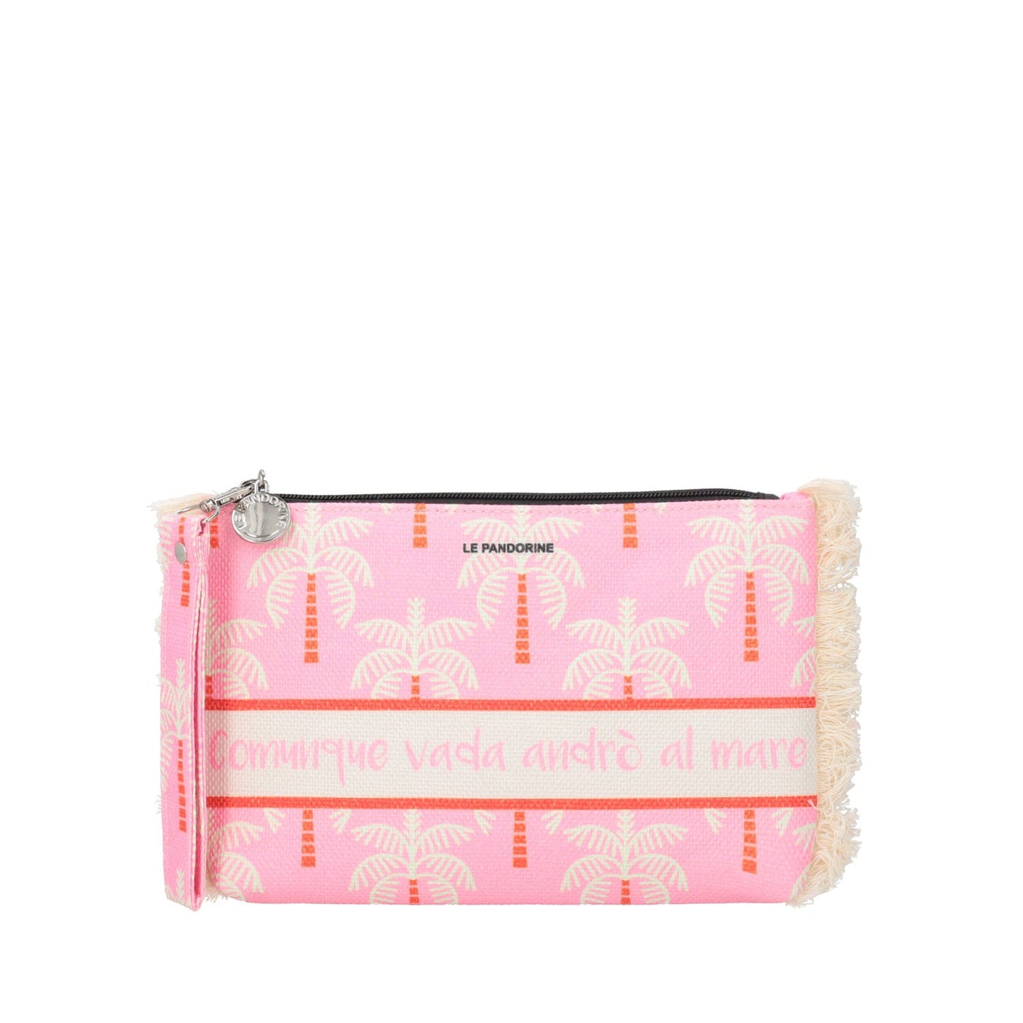 POCHETTE MARE MARINA SFRANGIATA FUCSIA