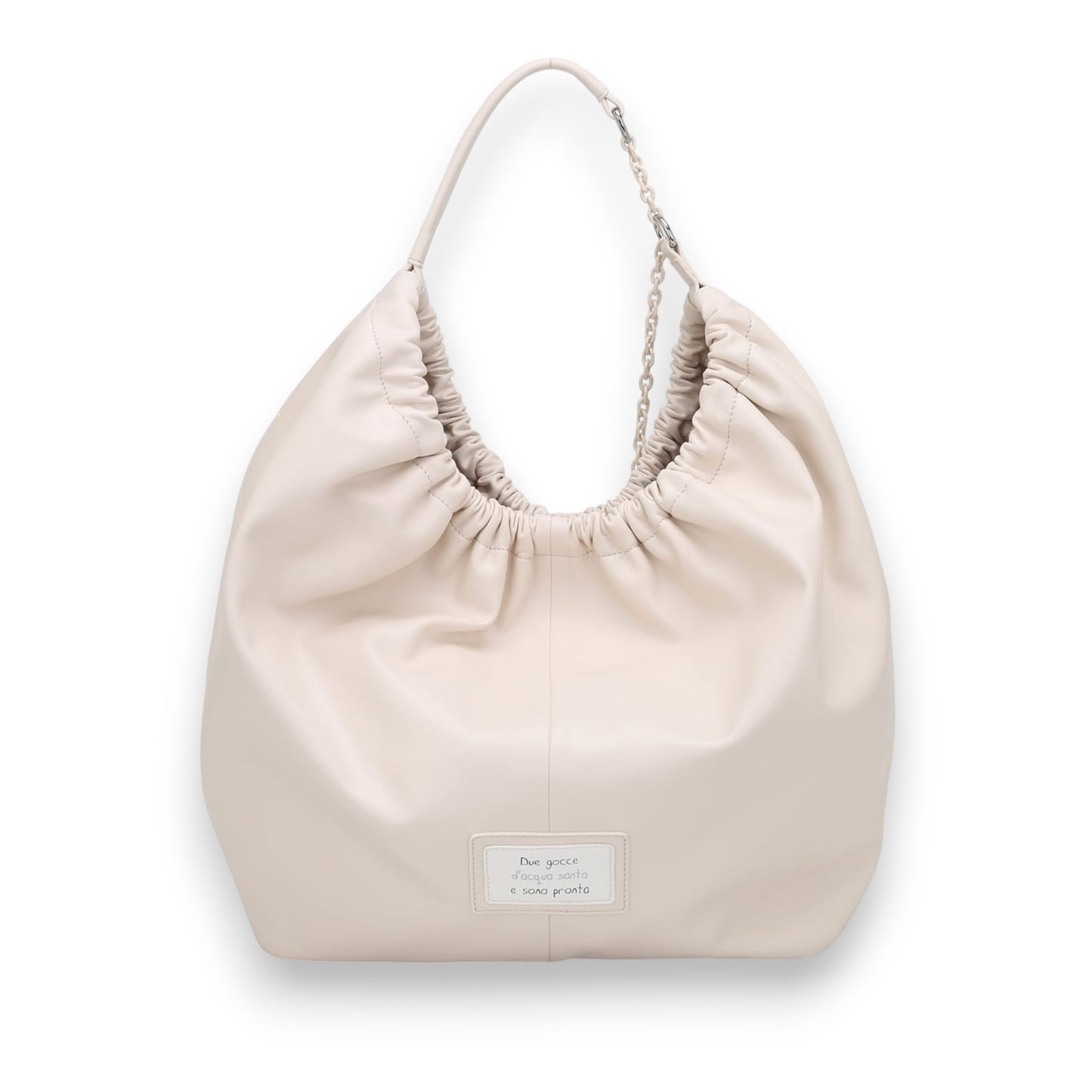 Sacca Grande Mirella Con Pendente colore bianco