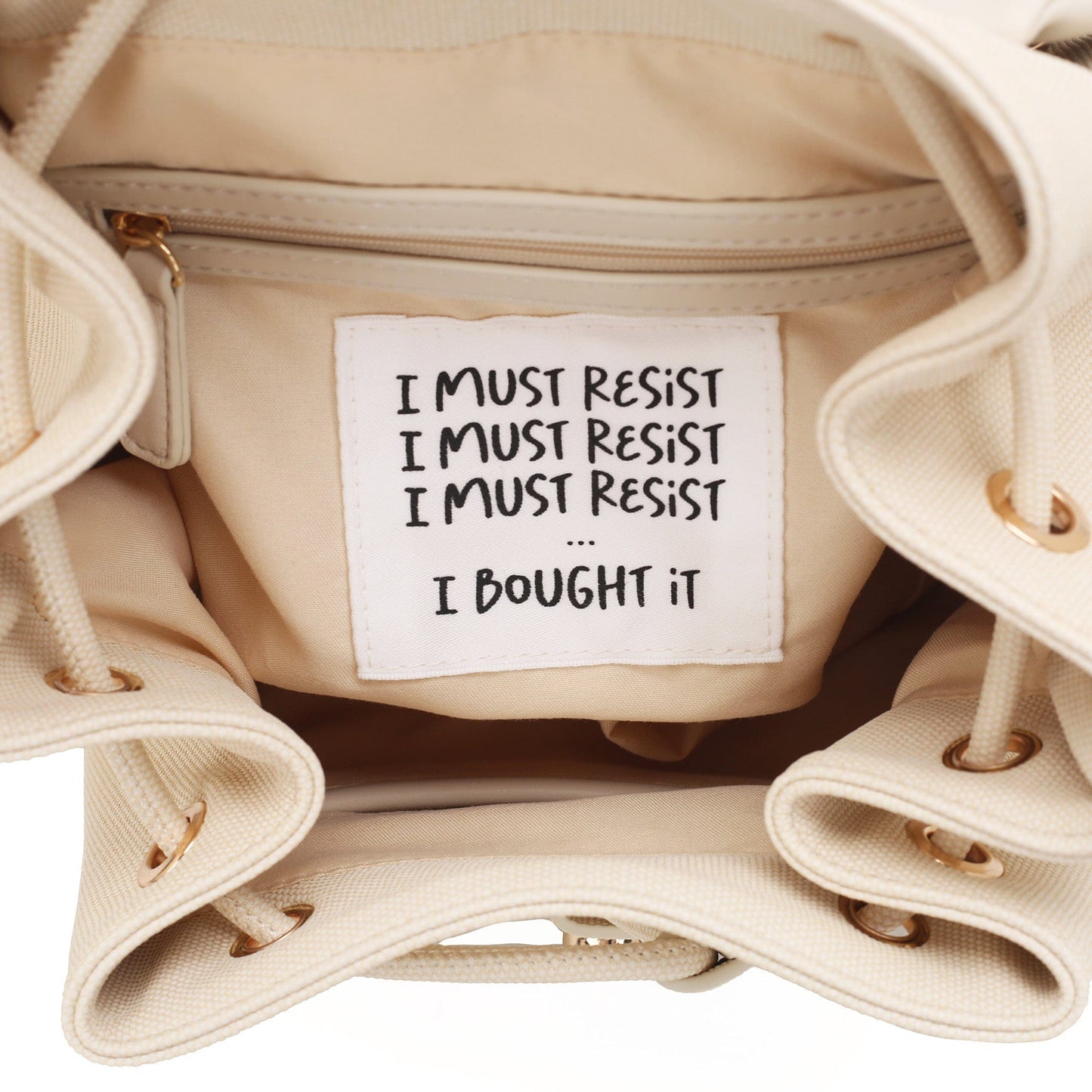 ZAINETTO MINI ALICE COLORE BEIGE